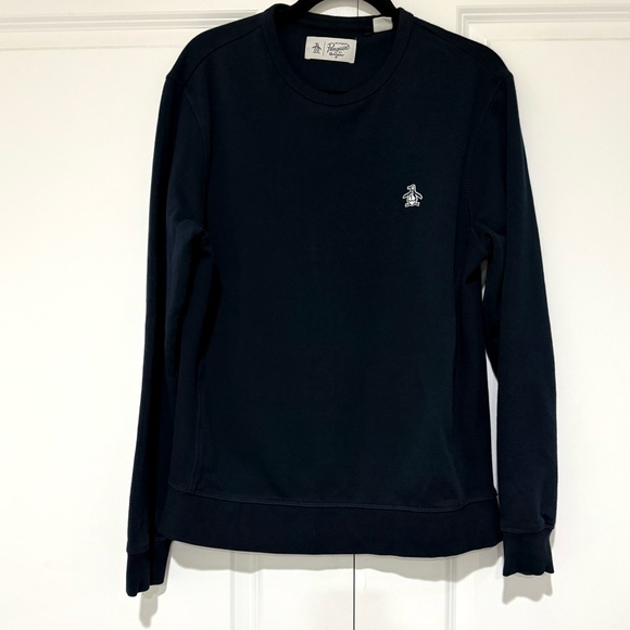 Original Penguin Other - Original Penguin Navy Blue Crewneck Sweatshirt with Embroidered Logo